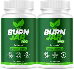 LIVORKA Burn Jar Pro pink salt capsules close-up for natural daily energy support