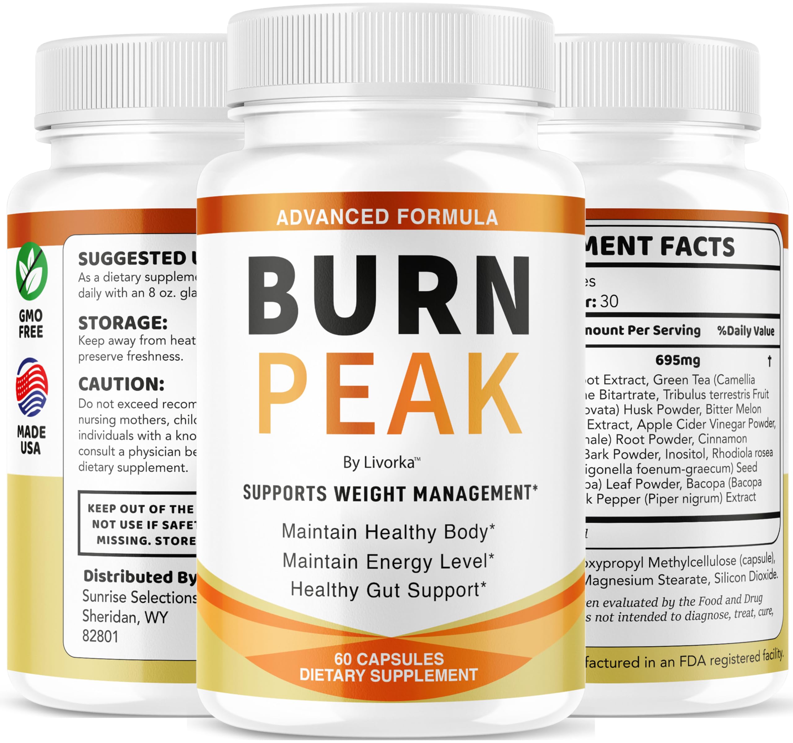 LIVORKA Burn Peak pink salt concept icon suggests natural flavor