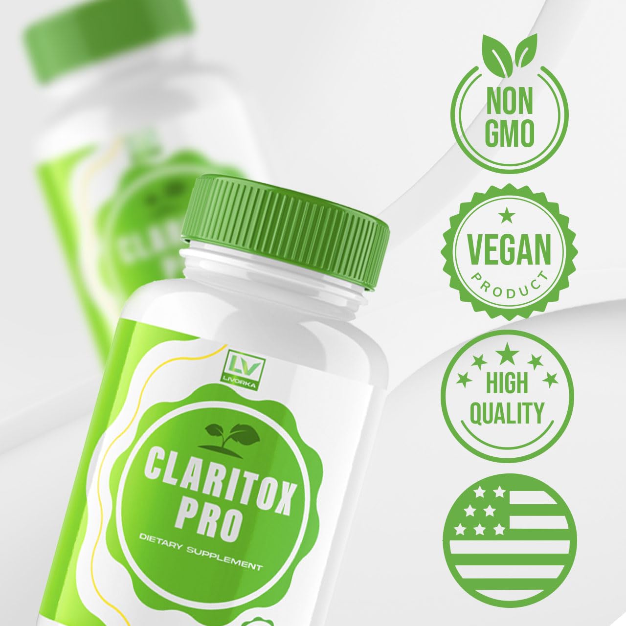 Livorka Claritox Pro daily dose scene, ideal for everyday wellness routine.
