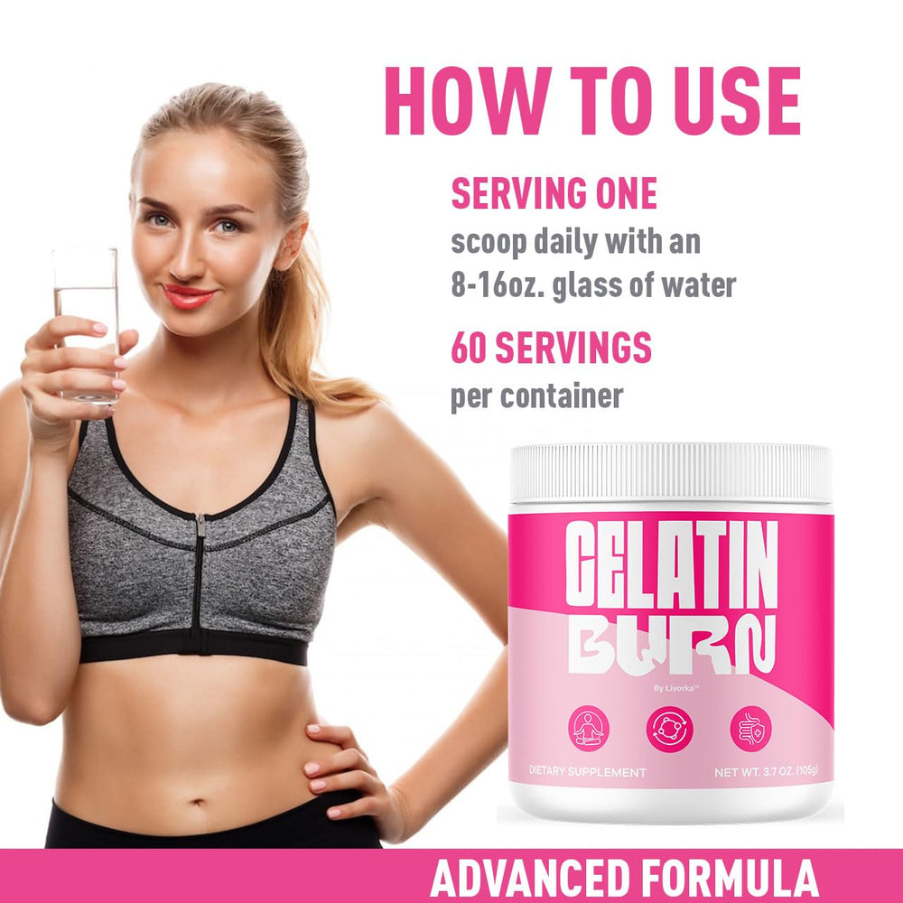 Powder dissolving in water, highlighting easy mixing with GelatinBurn.