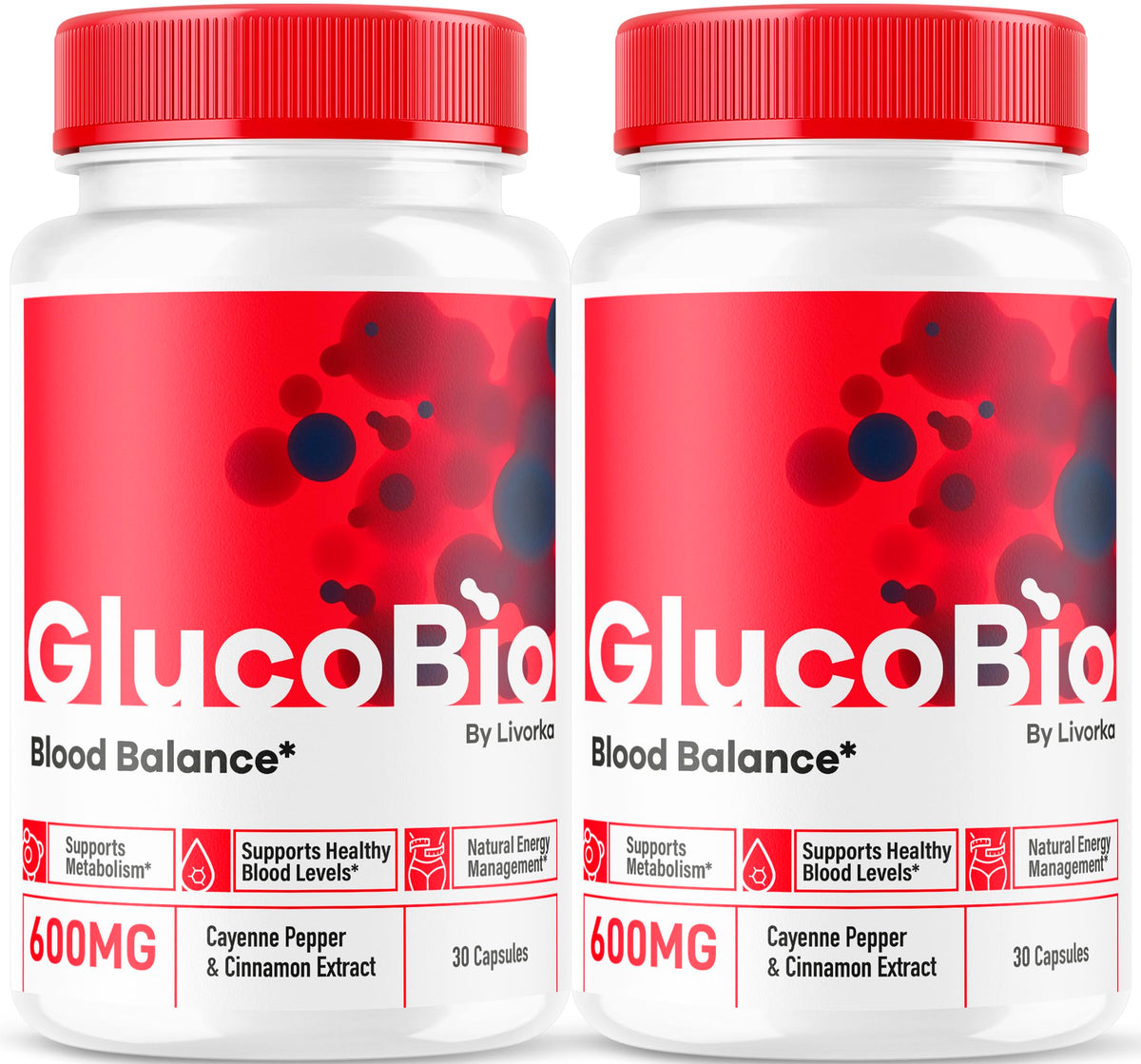 LIVORKA GlucoBio capsules bottle front for balance support