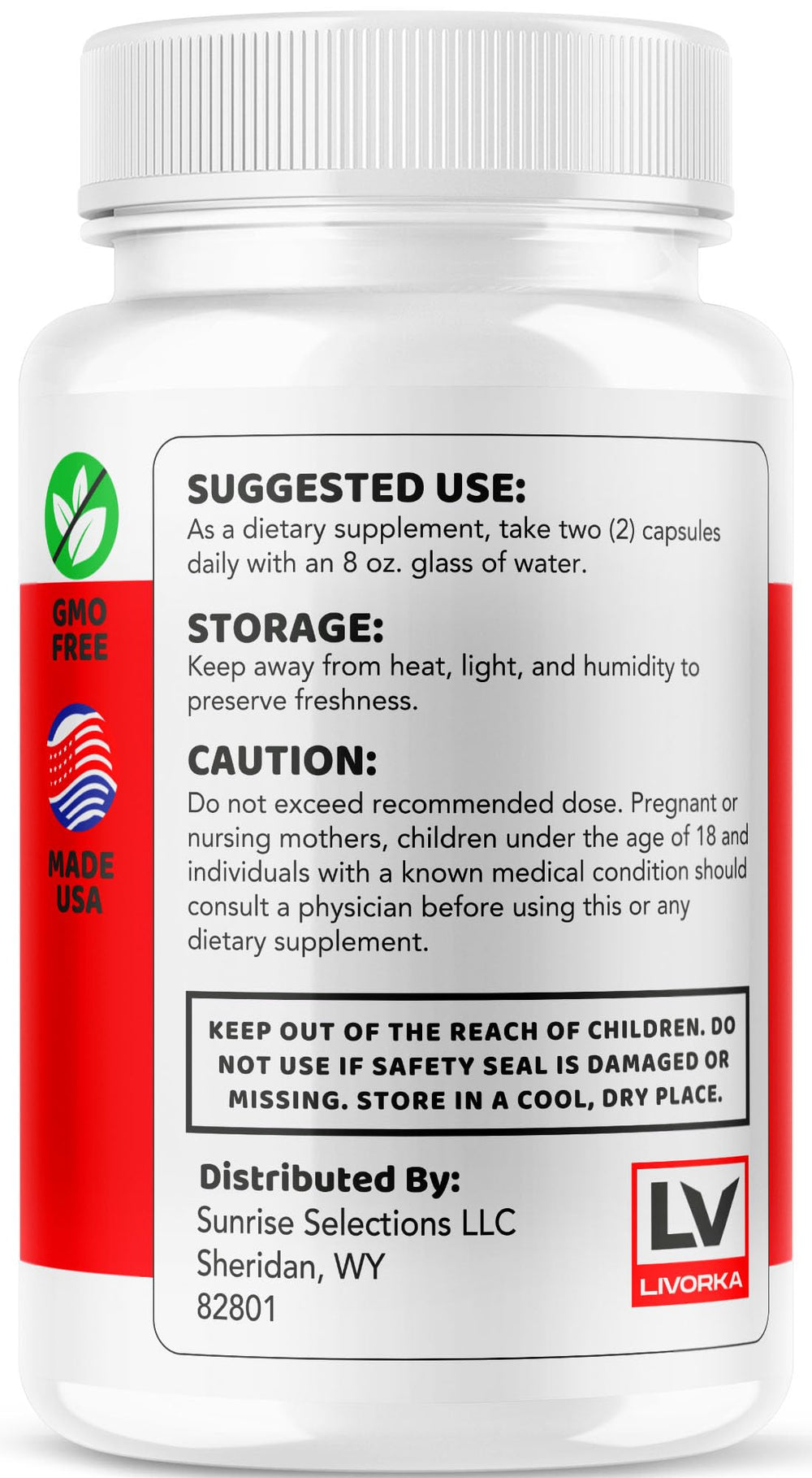 LIVORKA GlucoZone bottle on wood evokes premium everyday health