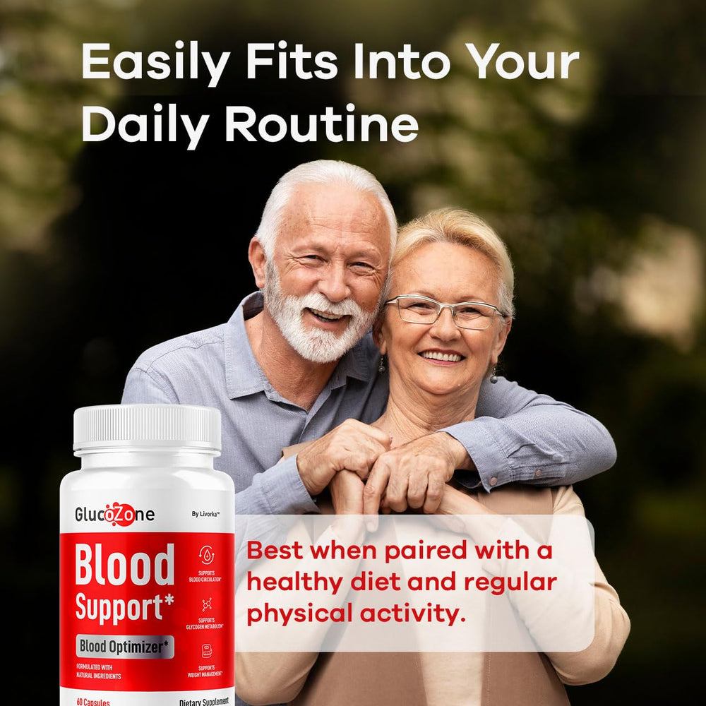 LIVORKA GlucoZone capsules in hand convey portable wellness