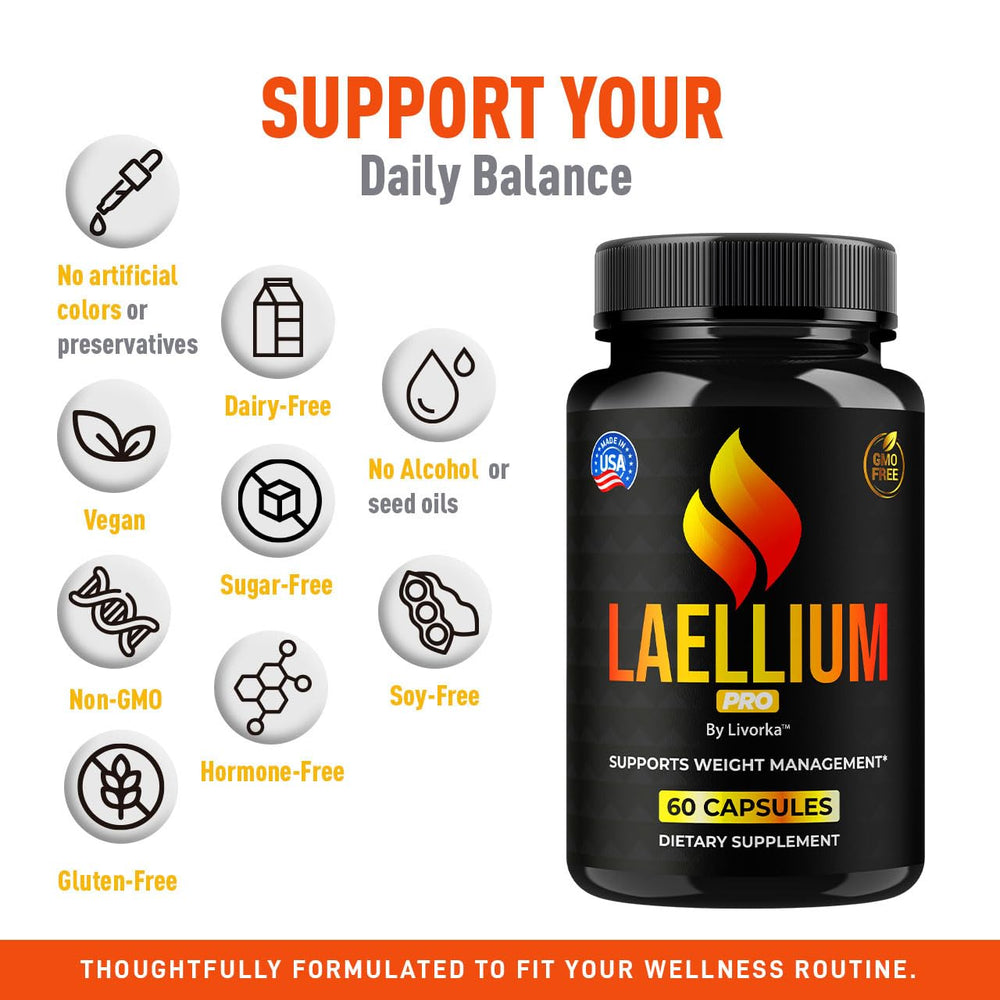 LIVORKA Laellium Pro pink salt visual emphasizing mineral-rich formulation.
