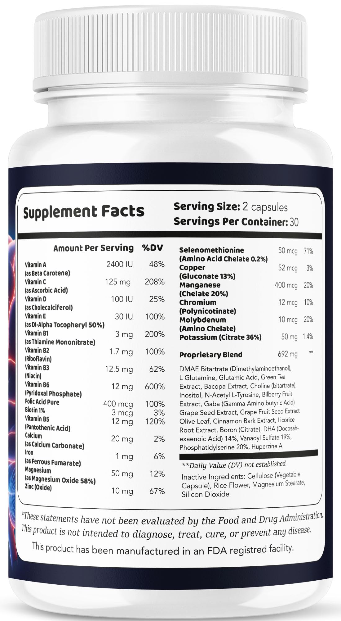 LIVORKA Memory Lift Pro label detail on branding and clarity