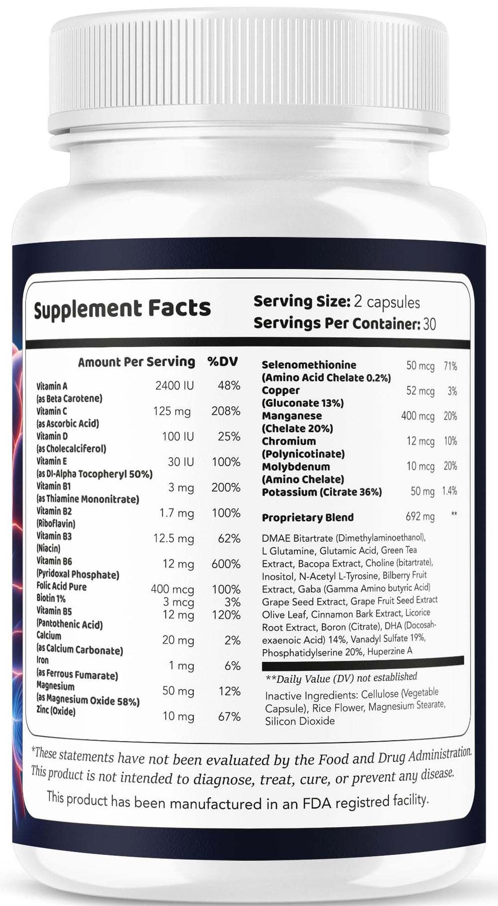 LIVORKA Memory Lift Pro label detail on branding and clarity