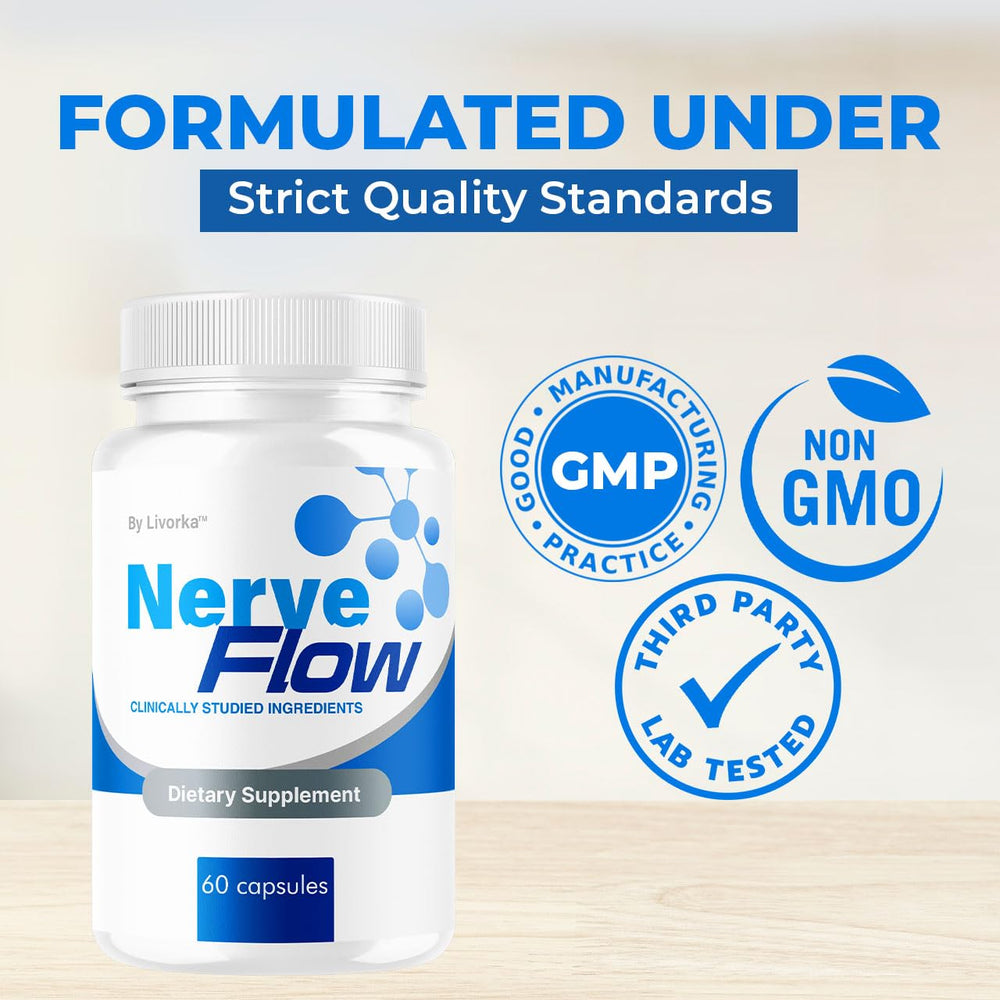 LIVORKA Nerve Flow bottle in hand for easy daily use