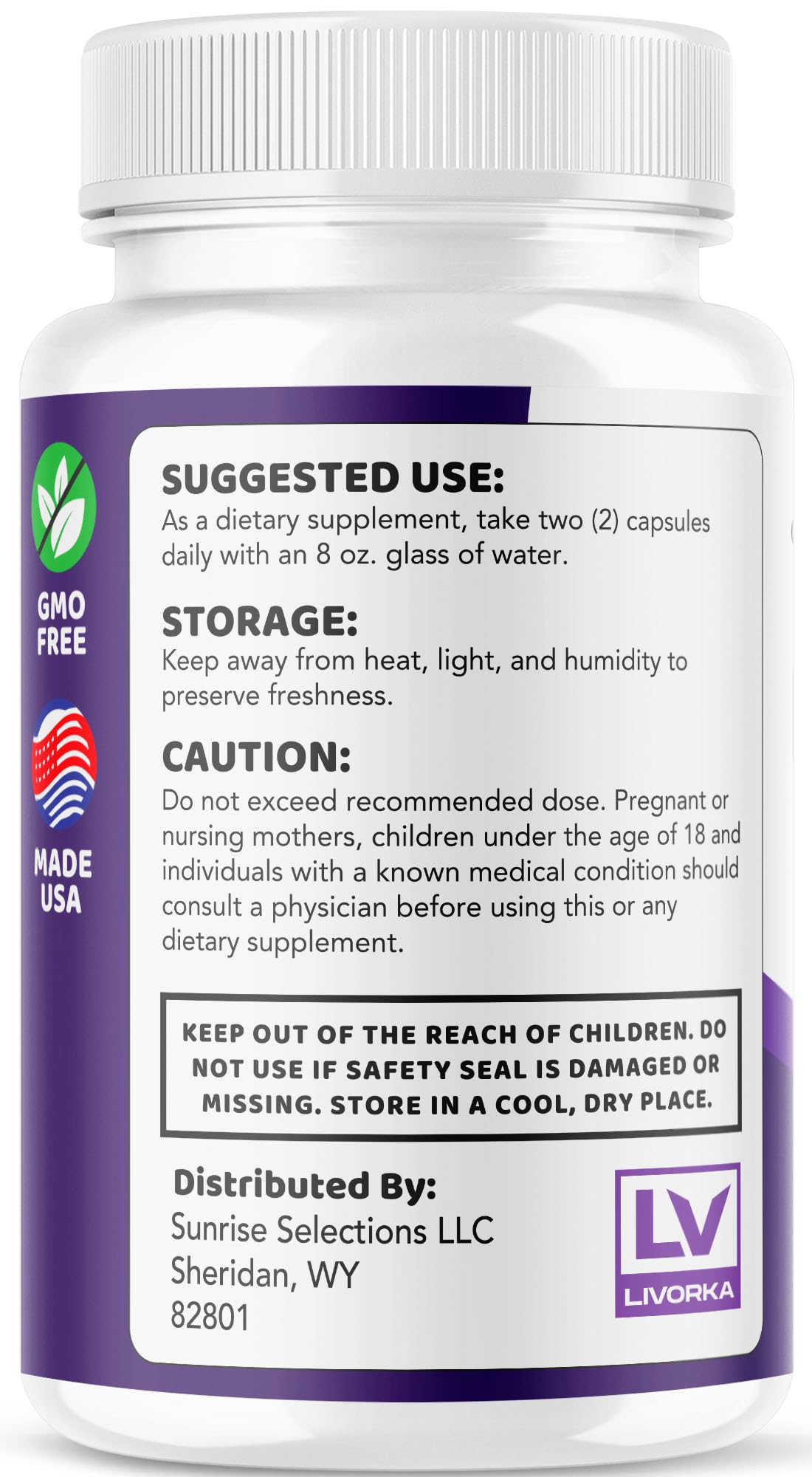 LIVORKA Neurocept manufacturing facility logo signaling high safety standards.