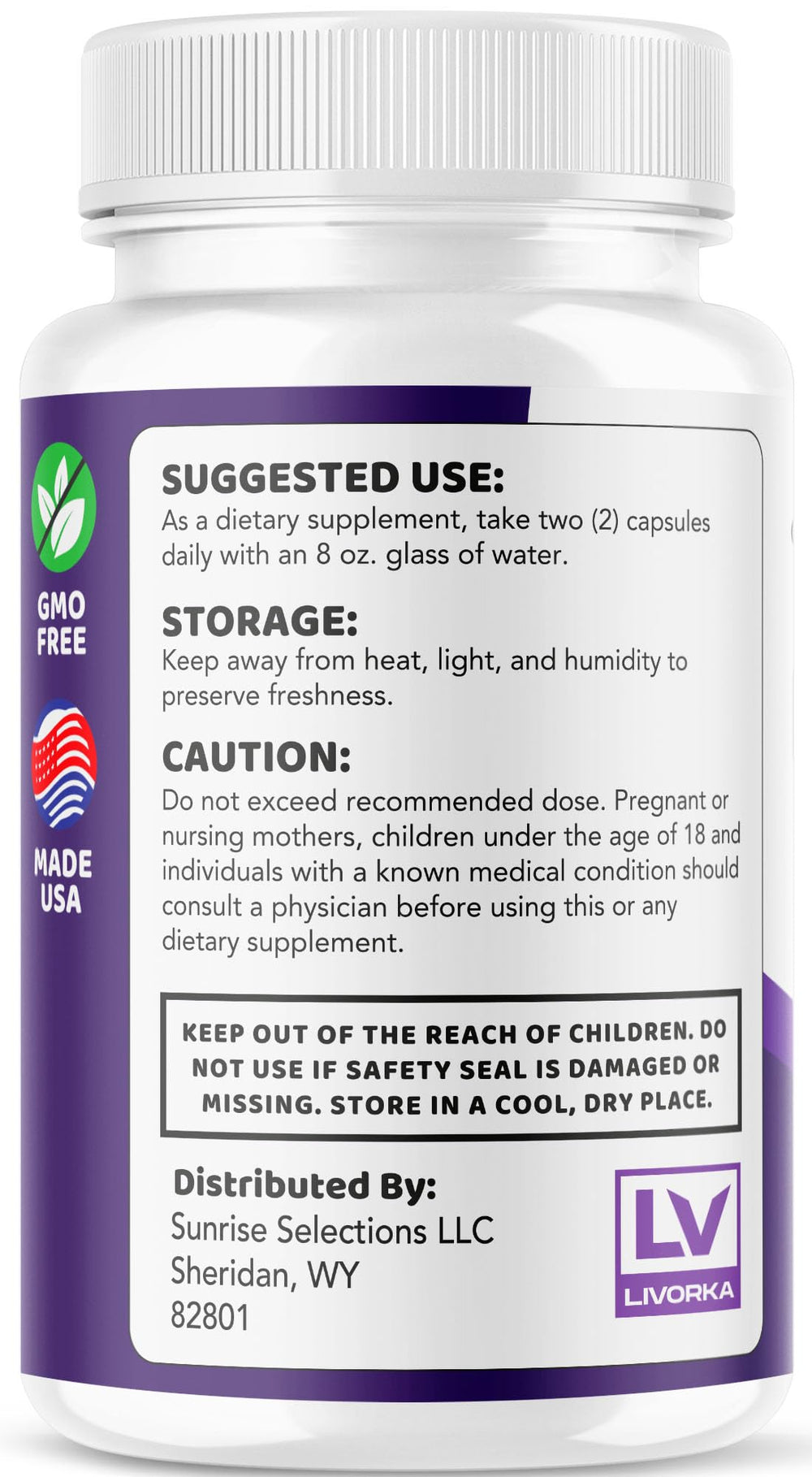 LIVORKA Neurocept manufacturing facility logo signaling high safety standards.