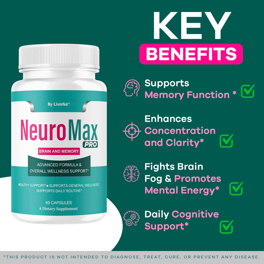 LIVORKA Neuromax Pro daily dose ready to support focus during work and study.