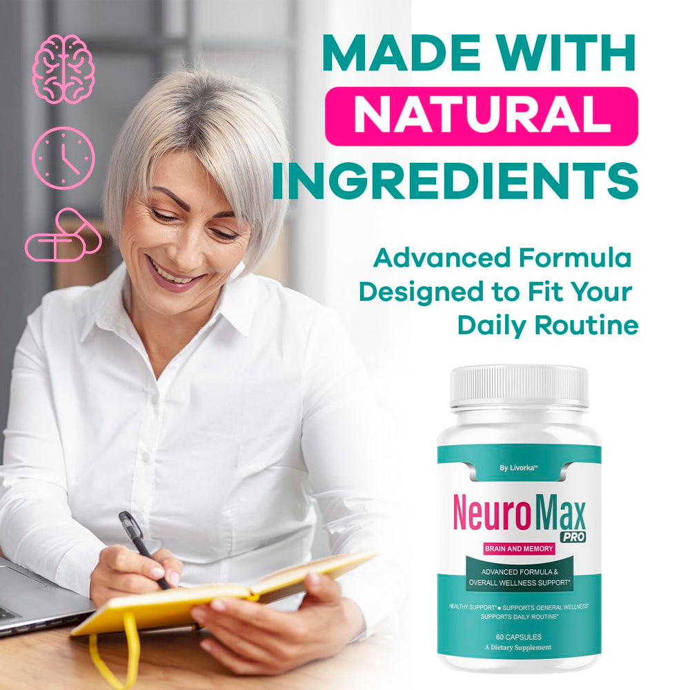LIVORKA Neuromax Pro manufactured in the USA with premium natural ingredients.