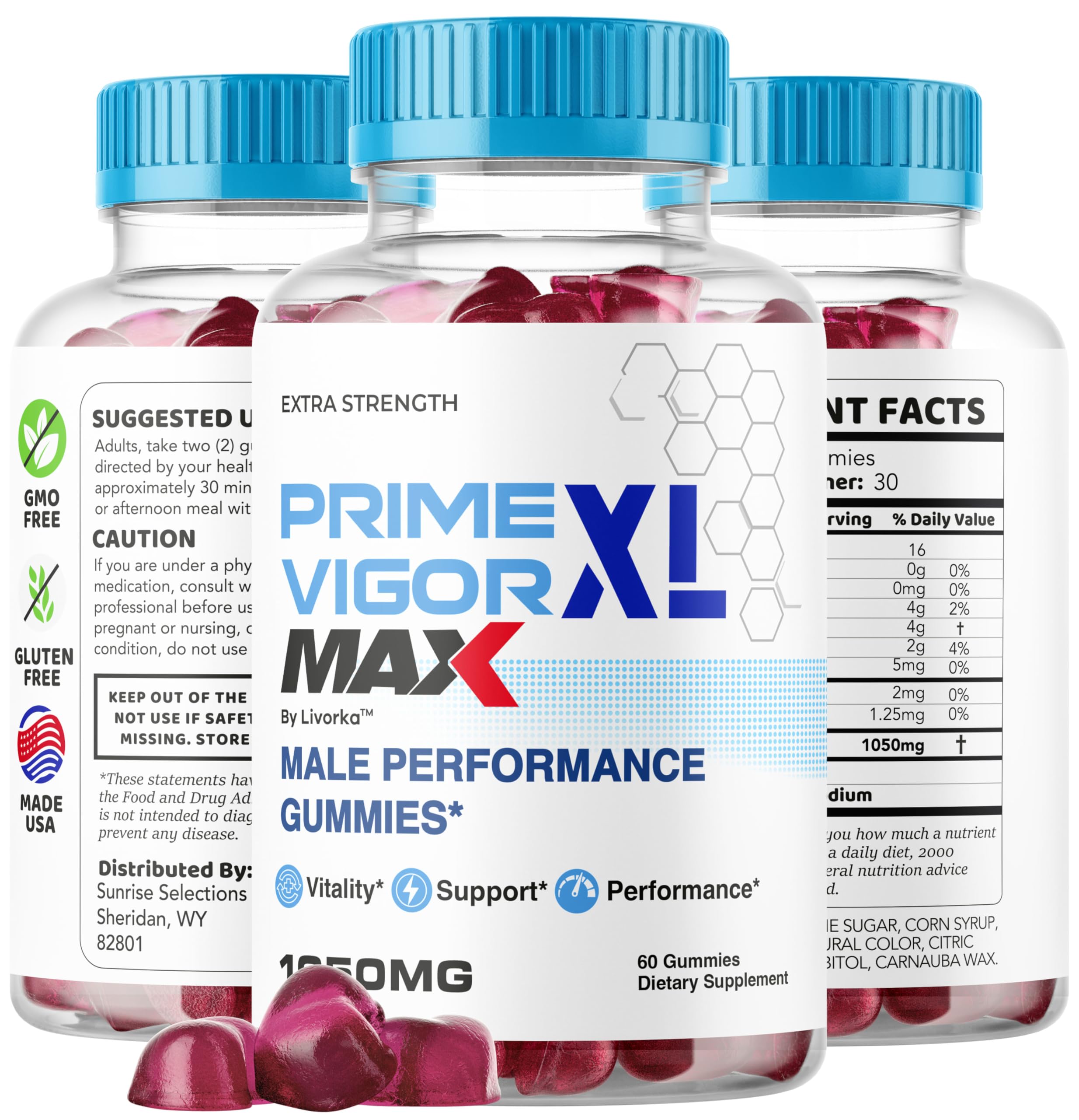 LIVORKA Prime Vigor XL Max brand label emphasizing quality and trust