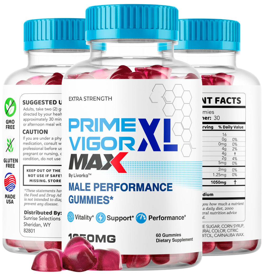 LIVORKA Prime Vigor XL Max brand label emphasizing quality and trust