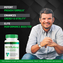 LIVORKA Prostafence maximum-strength bottle showcases premium daily routine.