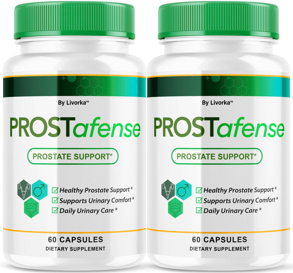 LIVORKA Prostafense two-pack box ready for daily wellness.