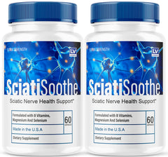 Livorka SciatiSoothe capsules bottle for natural wellness support.