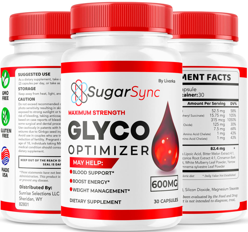 LIVORKA Sugar Sync Glyco on a kitchen counter ready for daily use.