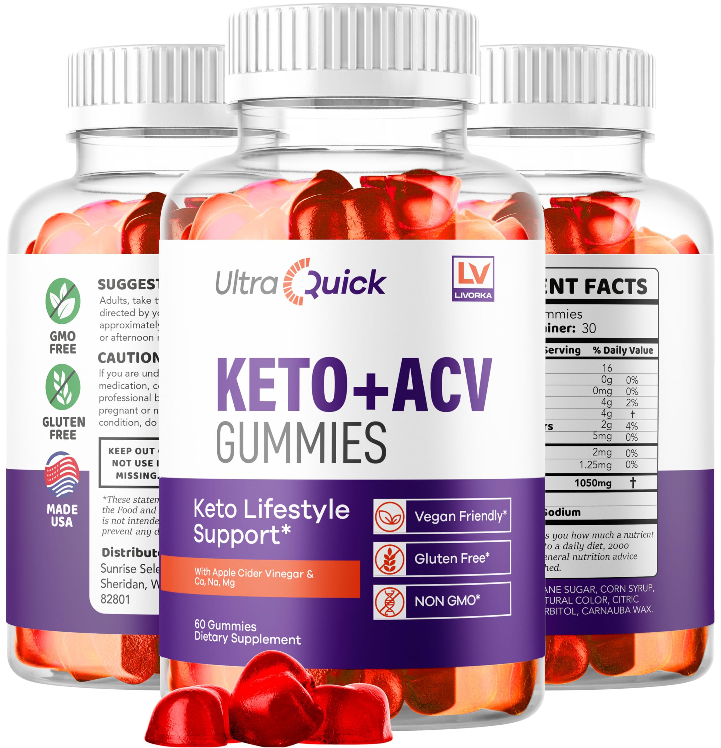 LIVORKA portion-control gummies pictured for simple daily pacing.