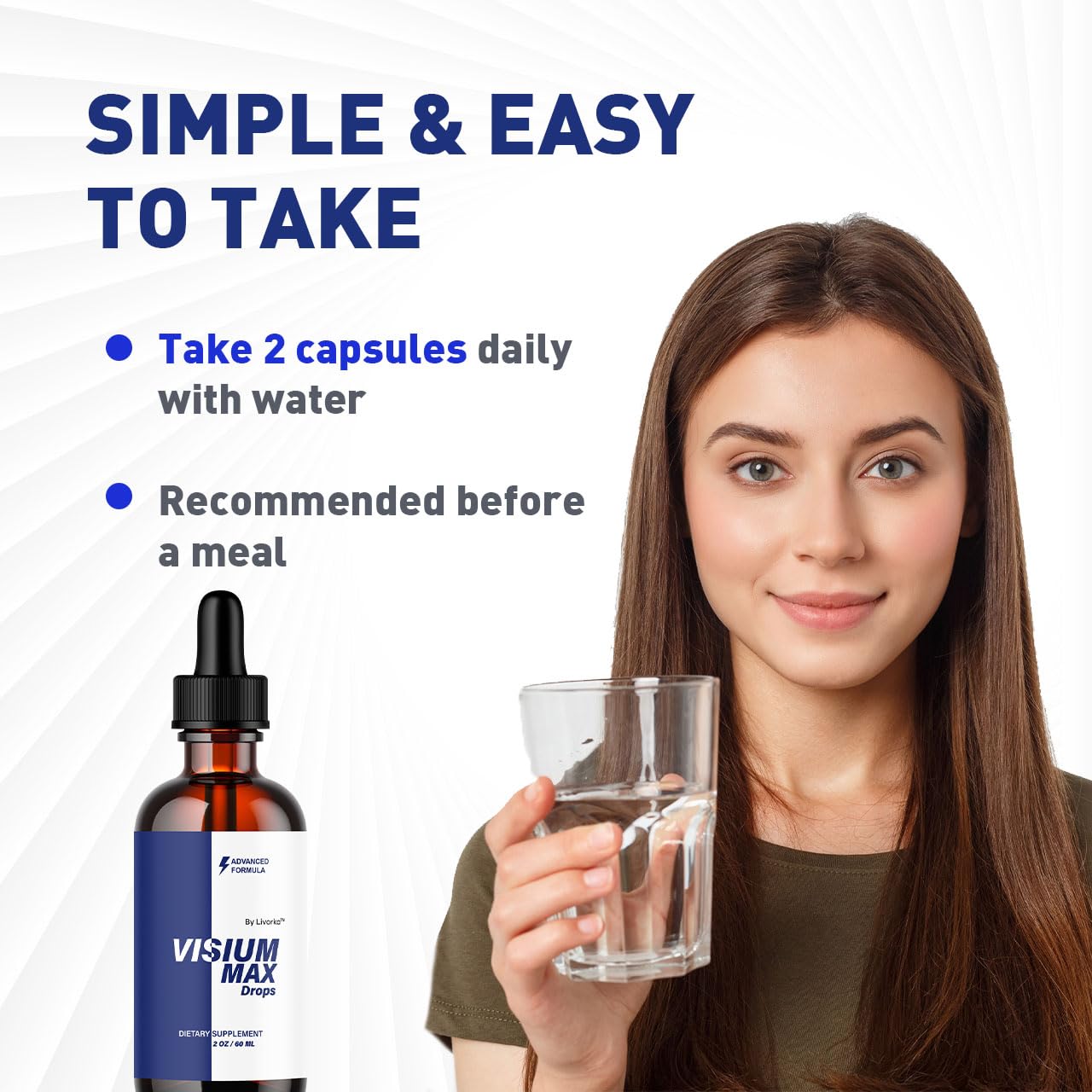 LIVORKA Visium Max Drops 3-pack hero image highlighting value and long-term support