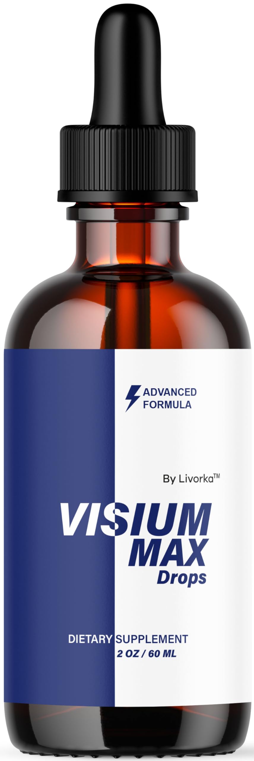 LIVORKA Visium Max Drops bottle front for daily wellness support