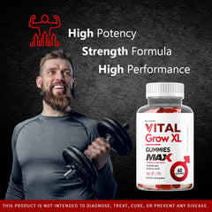 LIVORKA Vital Grow XL gummies closeup—soft texture and berry flavor daily intake