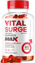 LIVORKA Vital Surge MAX Gummies for Men | 1050 MG Premium Vitality Support