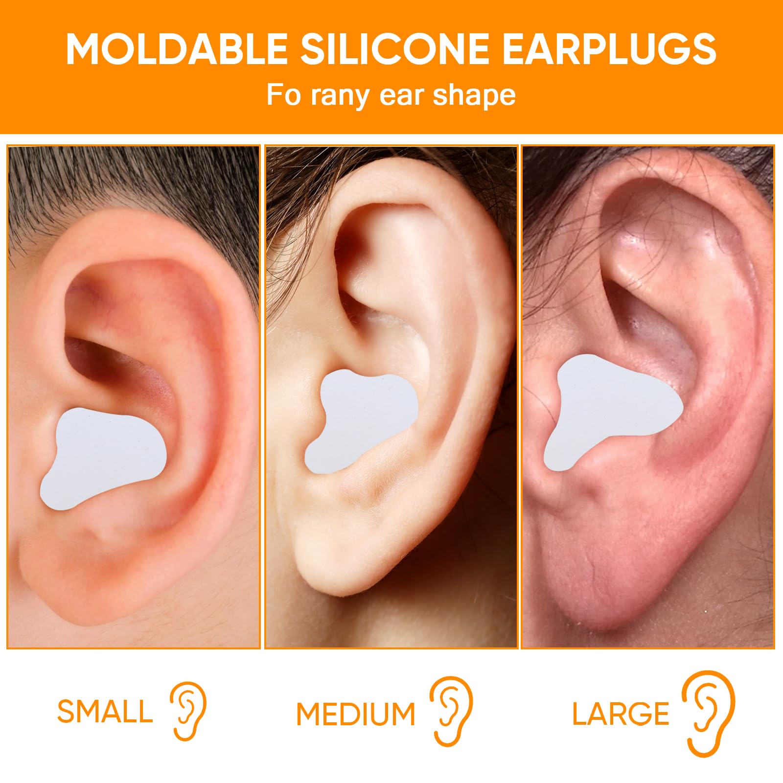 LKbeuuu ear plugs for sleeping with comfortable fit