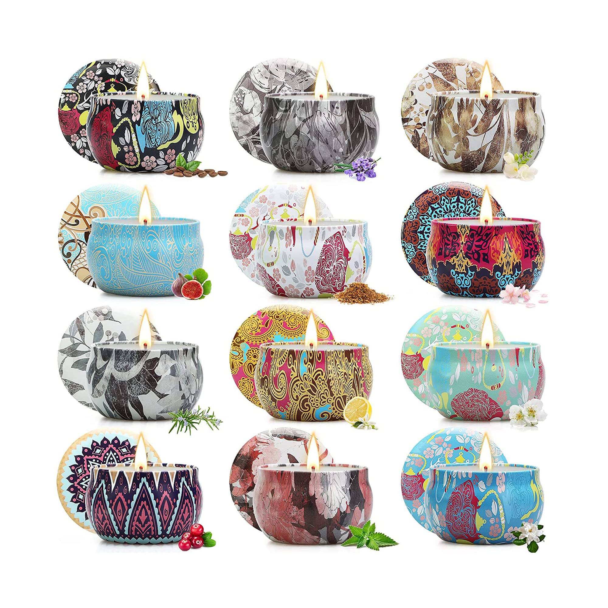 LKDJR Gift box candle set ready for birthdays or Mother's Day.