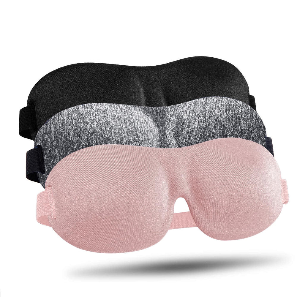 LKY DIGITAL sleep mask for side sleepers with 3D contour blocks light for deep rest