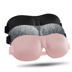 LKY DIGITAL sleep mask for side sleepers with 3D contour blocks light for deep rest