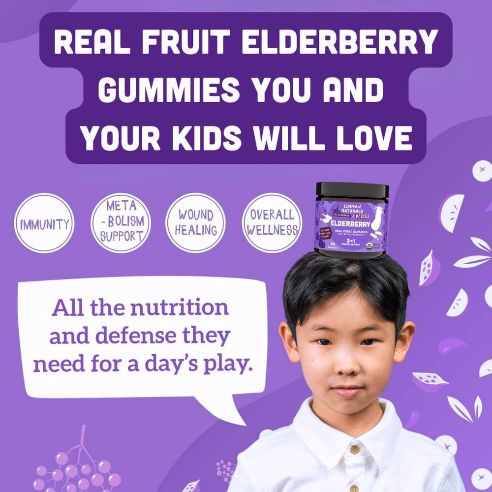 Vitamin C from acerola cherries and zinc contribute to daily wellness.