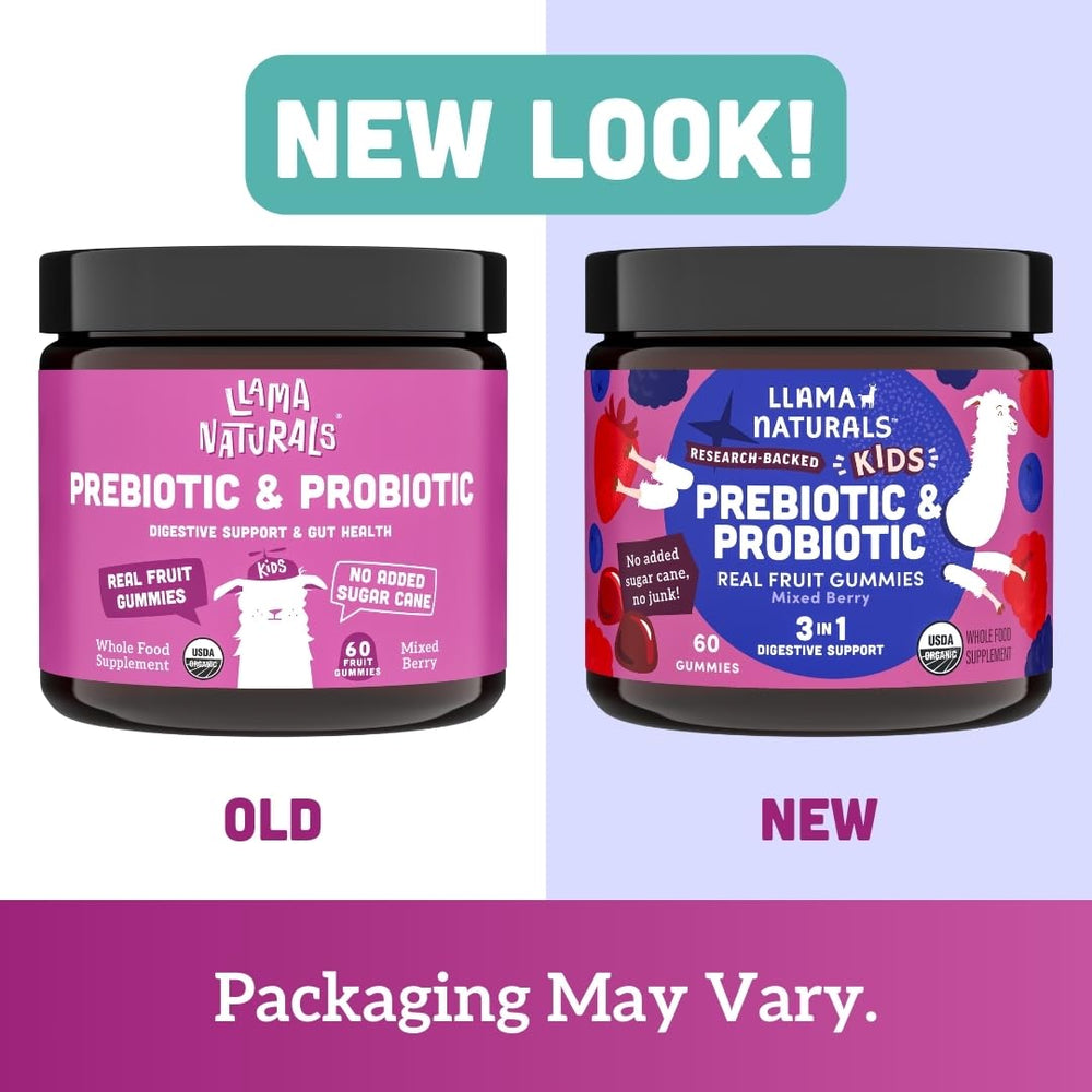 Llama Naturals Kids Probiotic no artificial colors or sweeteners