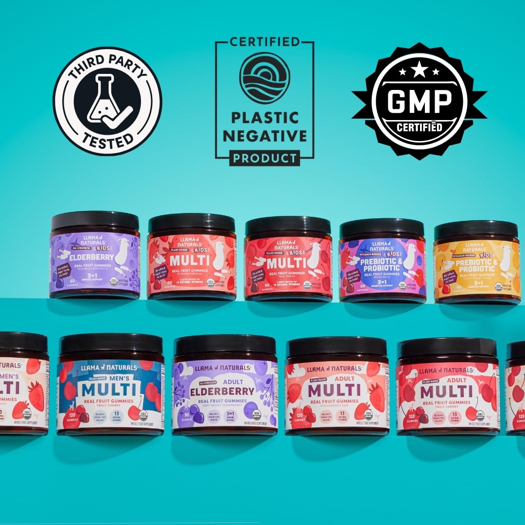 Llama Naturals Kids Probiotic gummy texture for picky eaters