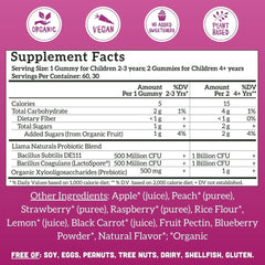 Llama Naturals vegan formula icon emphasizing plant-based ingredients