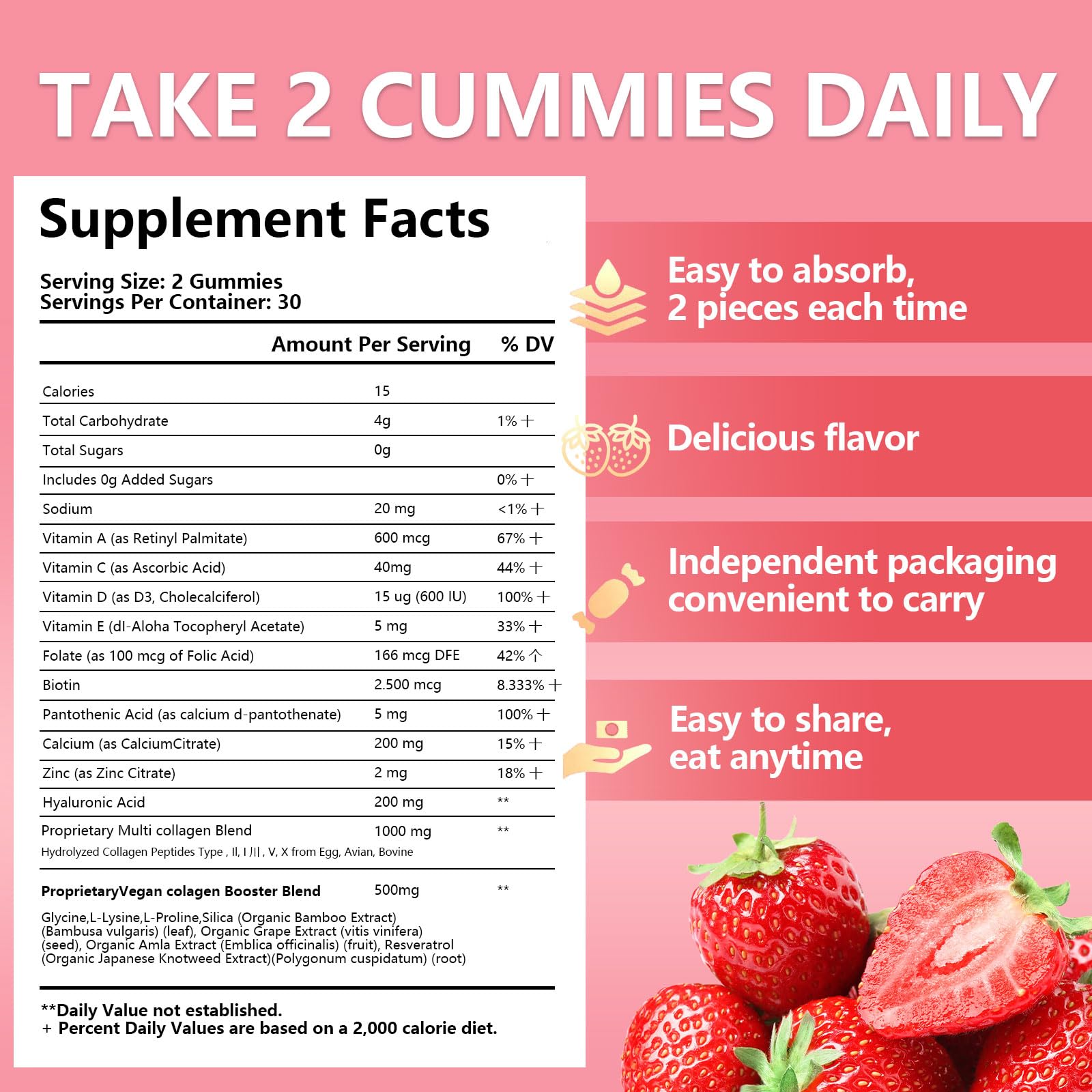 LLQQIT collagen gummies with delicious flavor