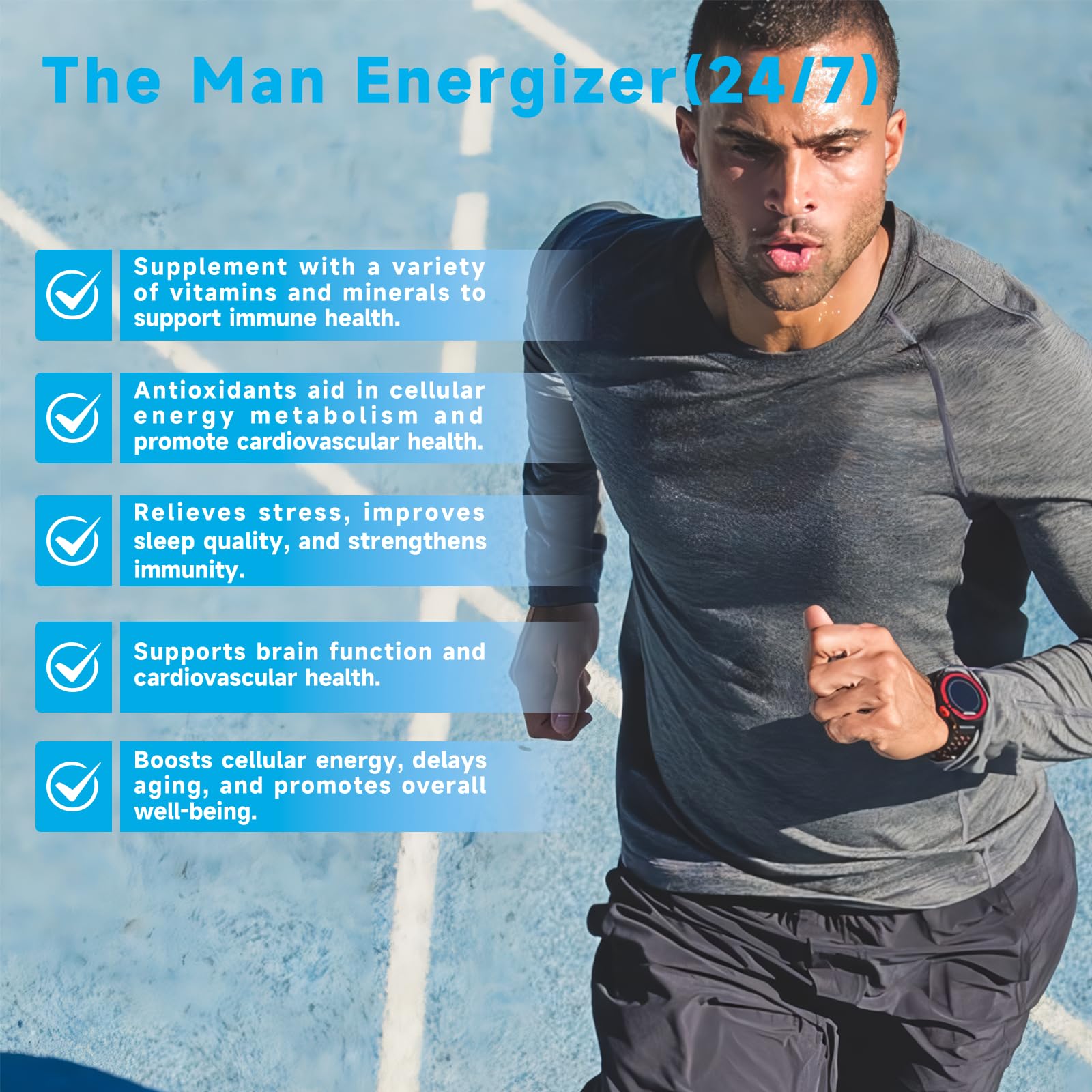 LLVYUO Natener Man omega-3 bottle-shot emphasizes heart and brain nourishment