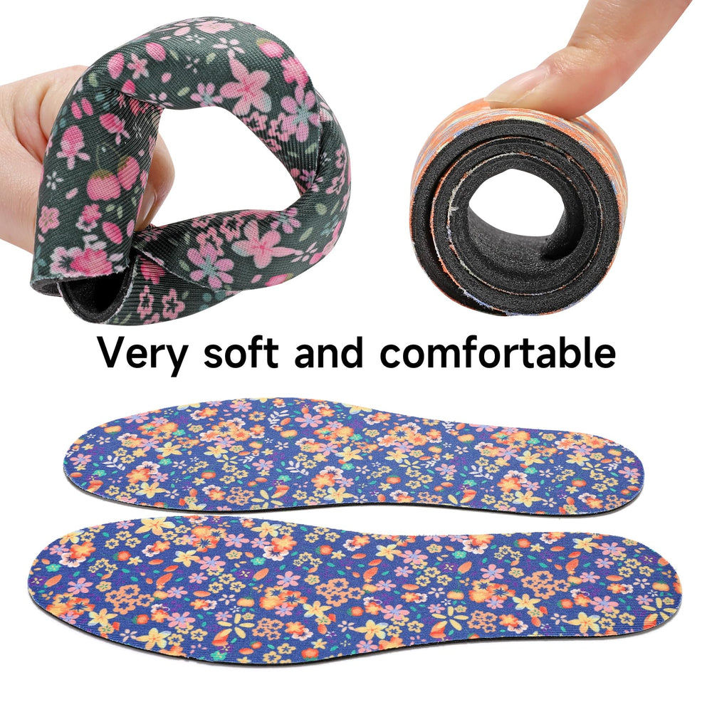 Breathable quick-dry fabric on LMHCISO inserts for sweaty feet