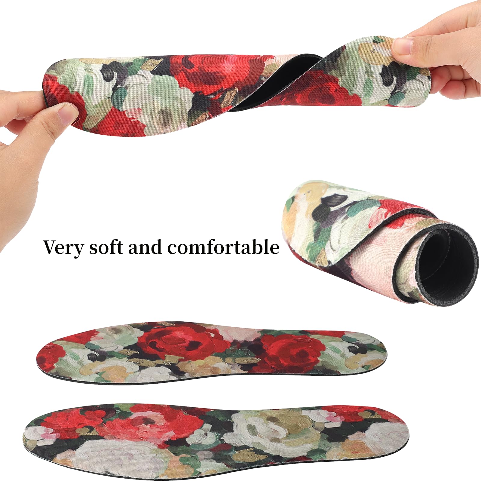 LMHCISO odor-resistant shoe inserts reduce odors while you move