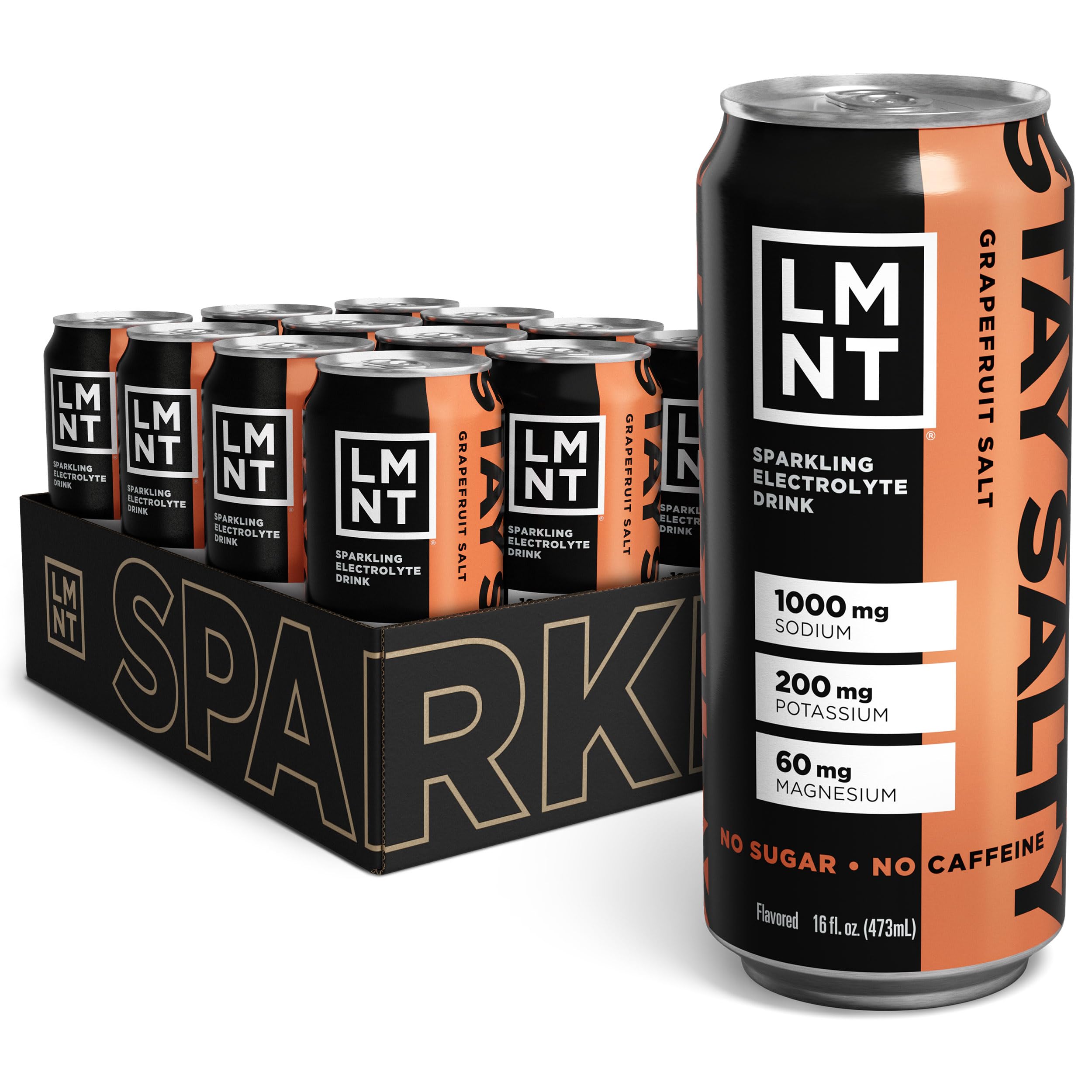 LMNT Sparkling Grapefruit Bottle for refreshing hydration during workouts.