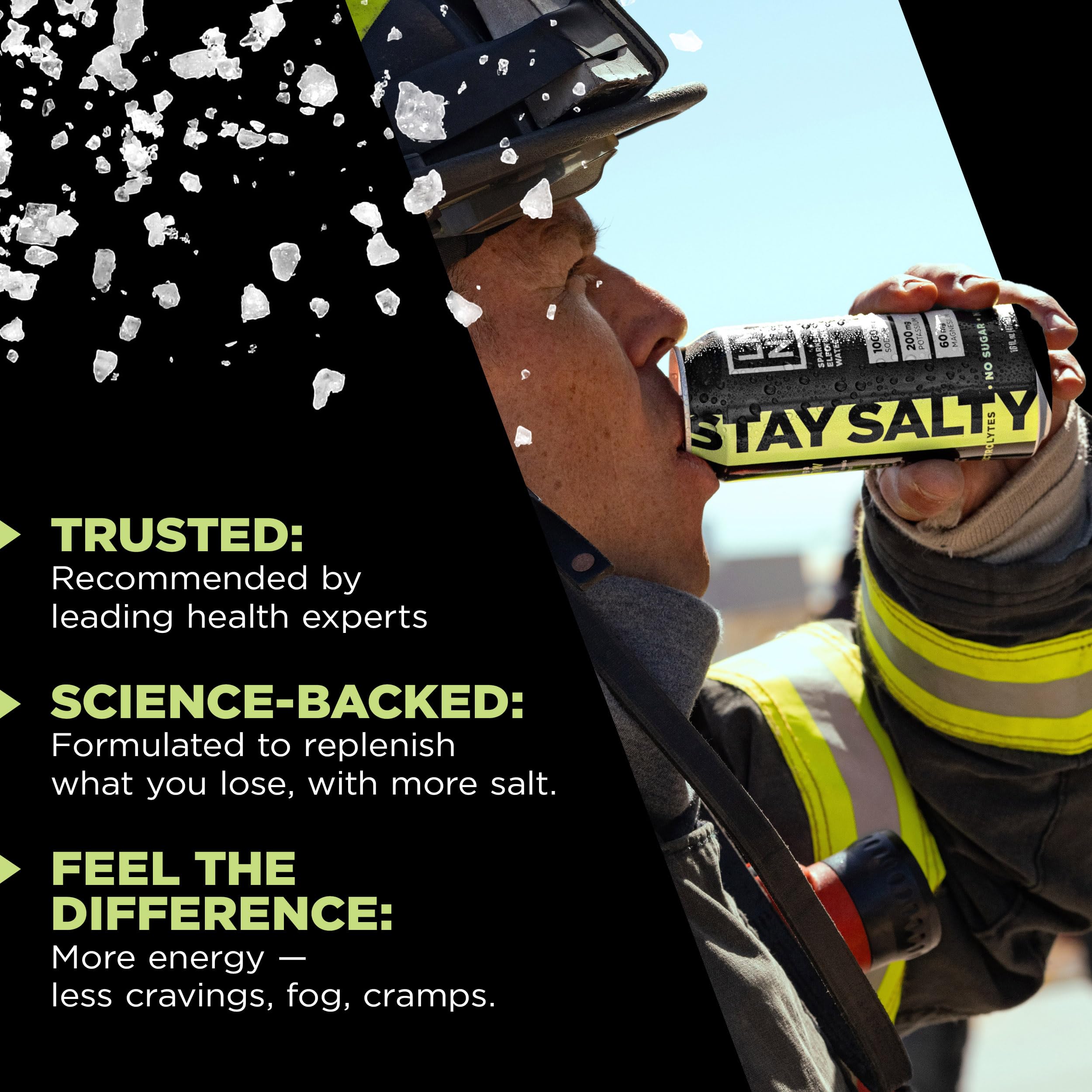 LMNT Sparkling magnesium and potassium close-up underscores mineral support after activity.