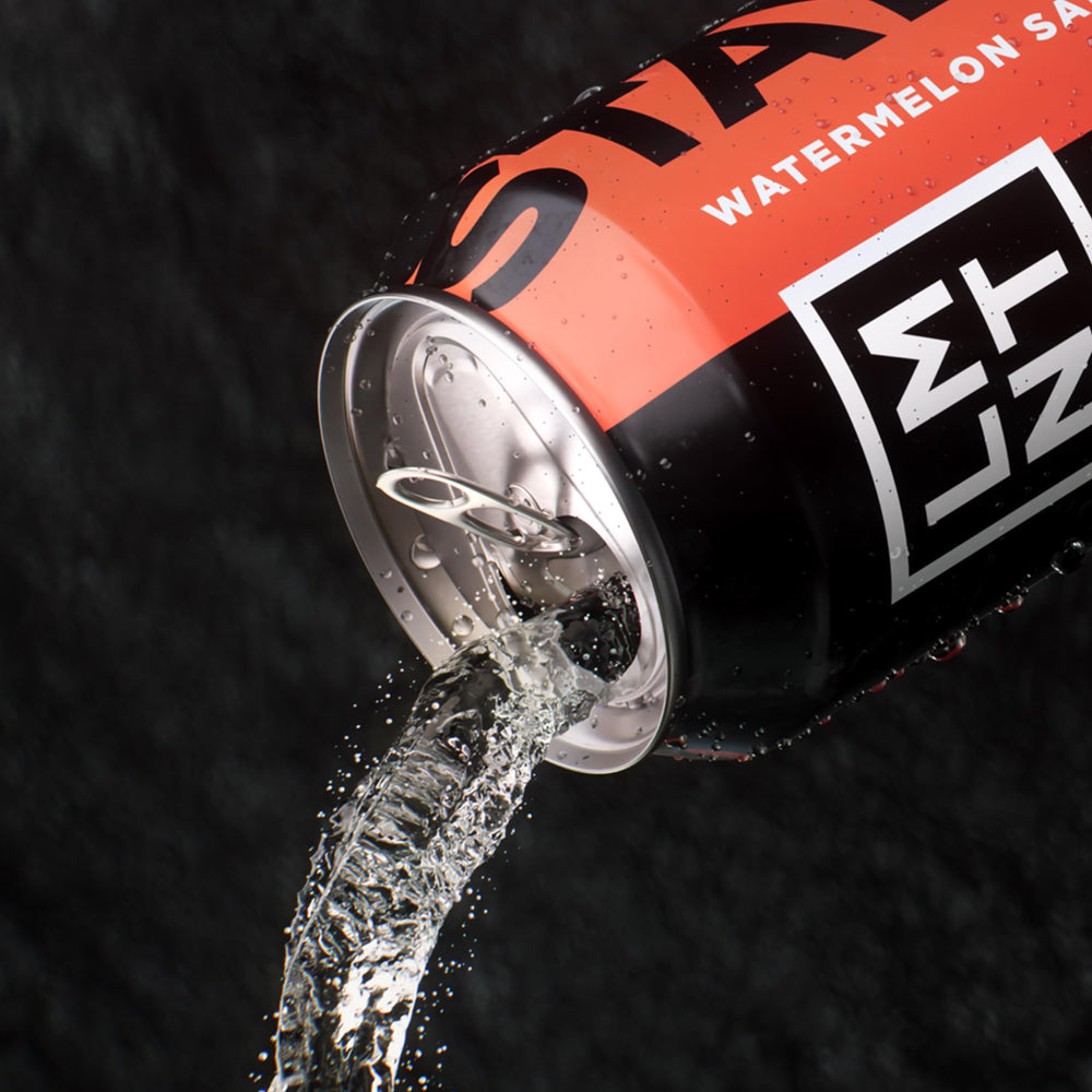 LMNT Sparkling Watermelon Packaging showcases a zero-sugar hydration option for daily routines.