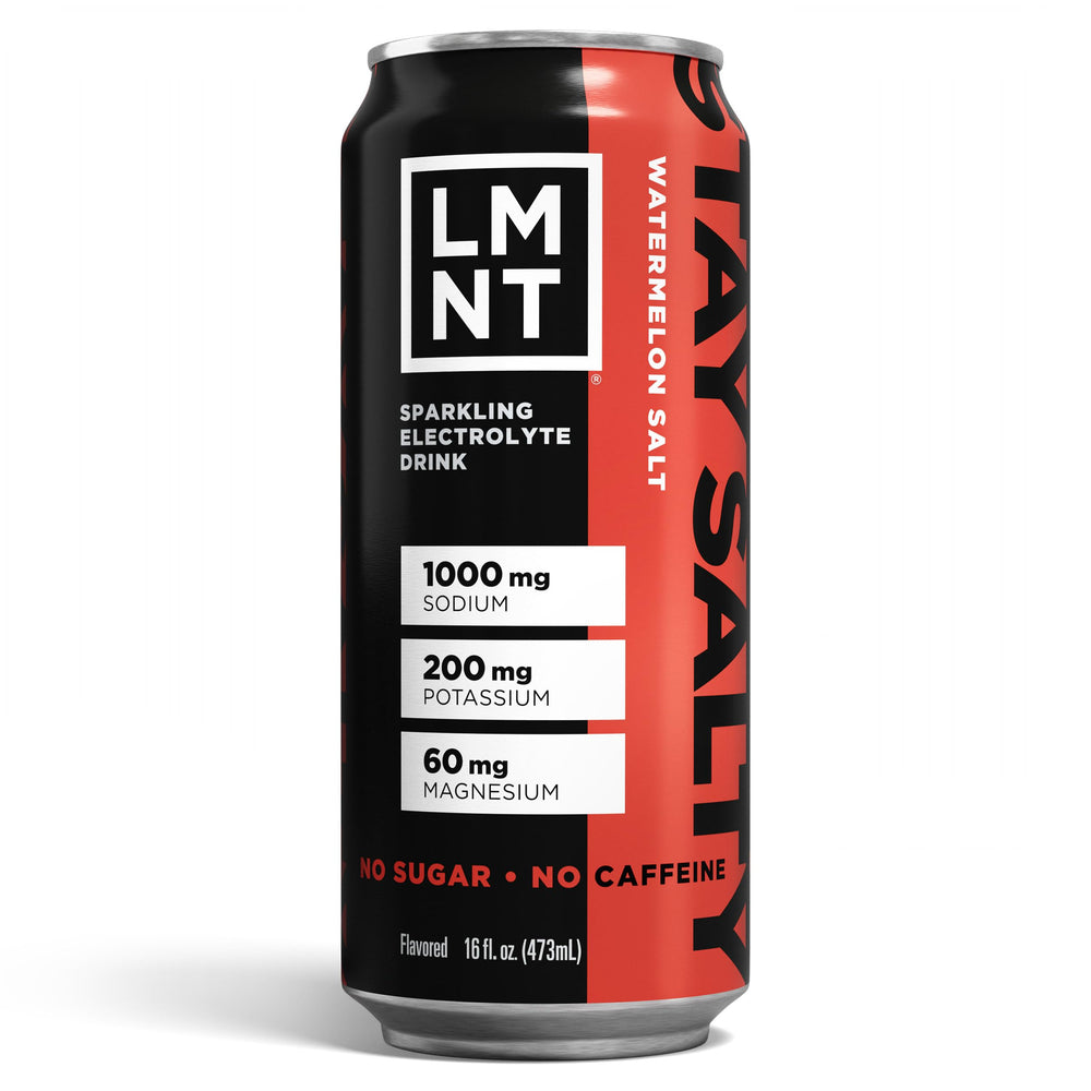 LMNT Sparkling Watermelon Ready-to-drink can makes hydration simple during busy days.