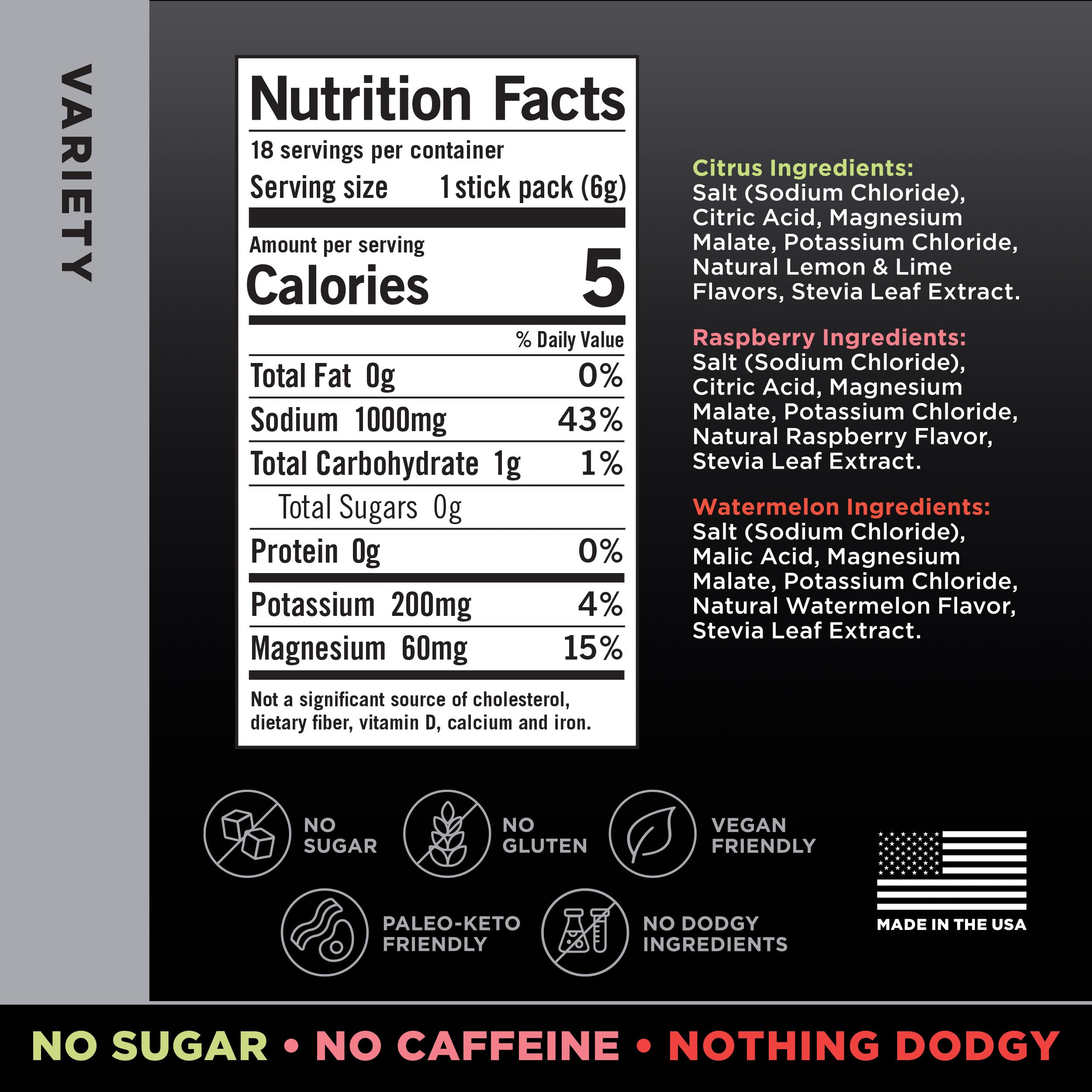 Drink LMNT zero sugar sticks dissolving in water for fast hydration during workouts.