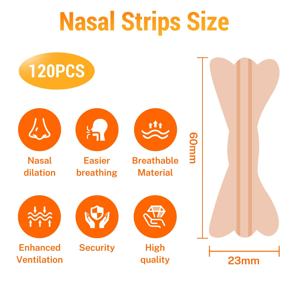 LMOHBJ tira nasal anti-ronquidos ayuda a reducir la congestión nasal.