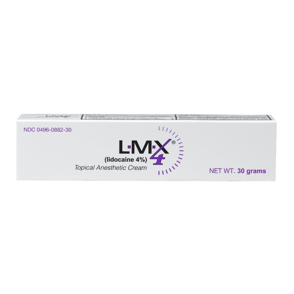 LMX4 lidocaine cream applied to skin to ease minor irritations