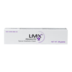 LMX4 lidocaine cream applied to skin to ease minor irritations