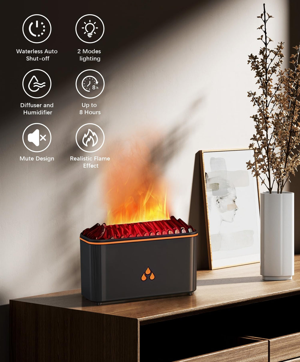 Lmzoka auto-shut-off diffuser ensures safe overnight use.