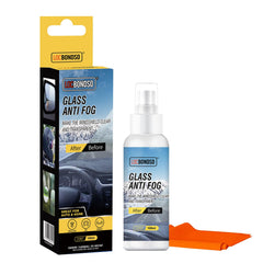 LOCBONDSO anti fog spray bottle showing compact 100ml bottle for easy use and storage.