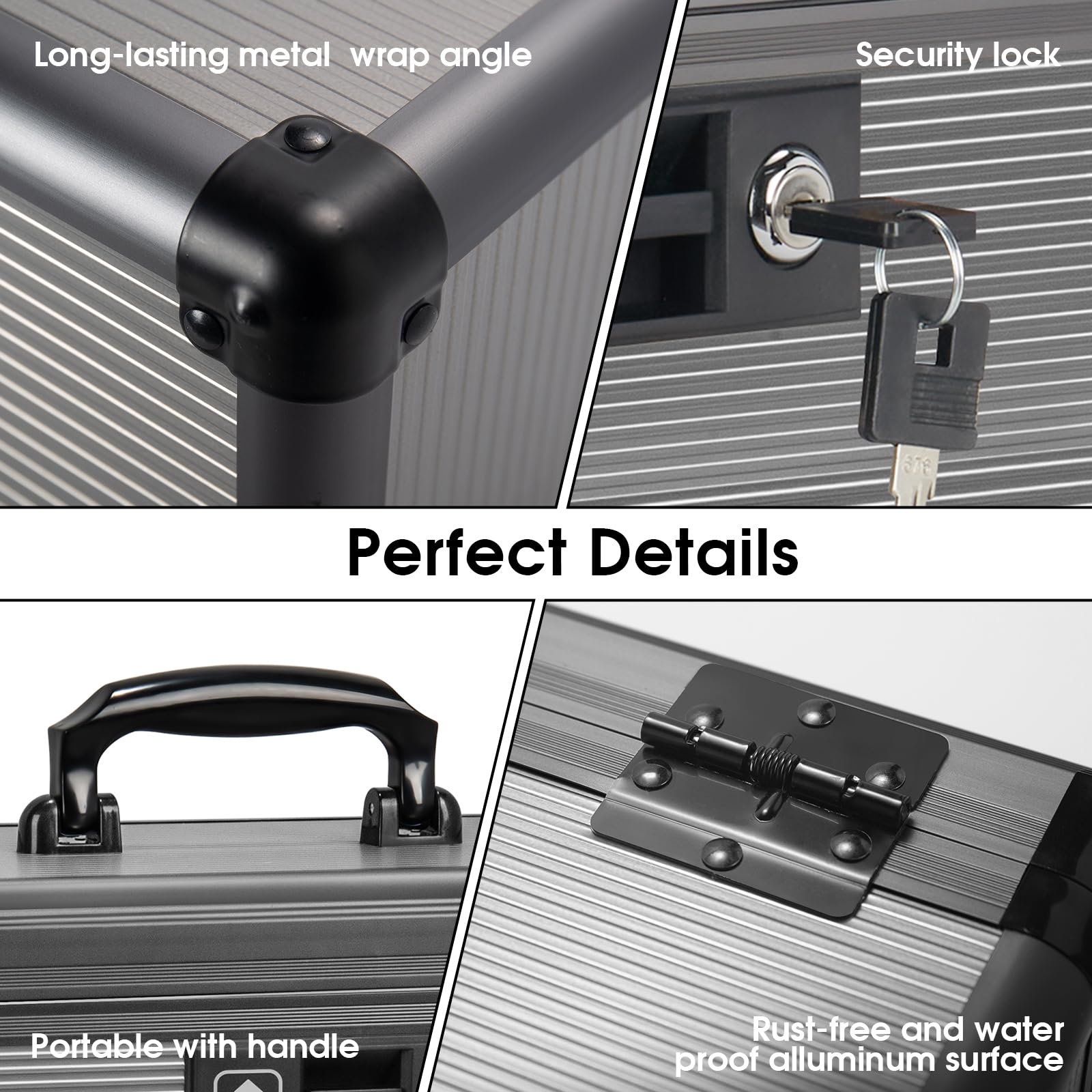 Lockbako lock box black with shoulder strap for on-the-go use.