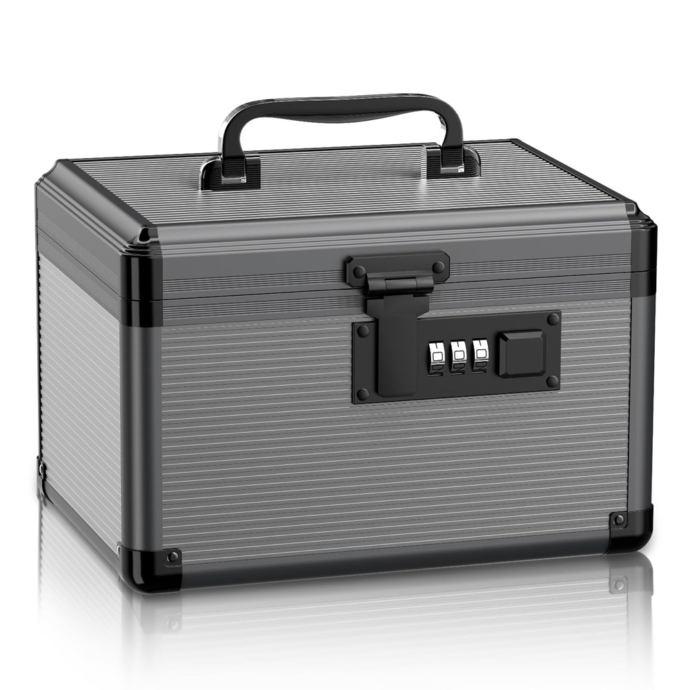 Lockbako medicine lock box with code lock provides secure, keyless access.